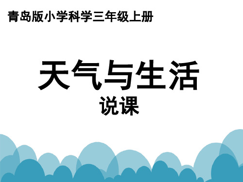 小学科学说课