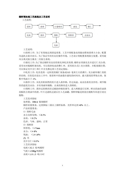 棉籽脱酚蛋白生产设计说明书