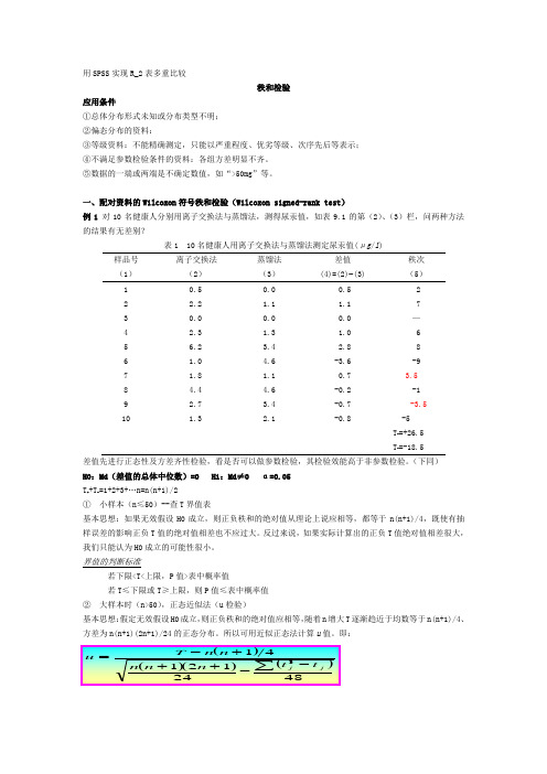 用SPSS实现R_2表多重比较