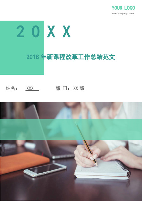 2018年新课程改革工作总结范文