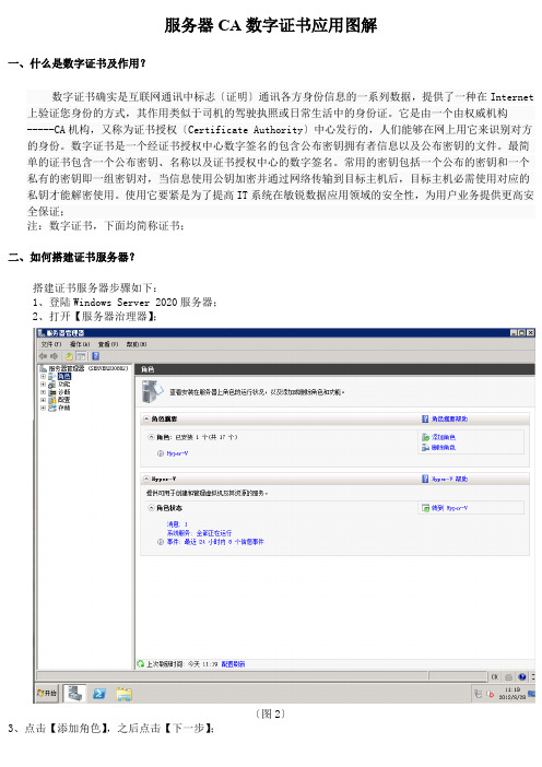 服务器CA数字证书应用图解
