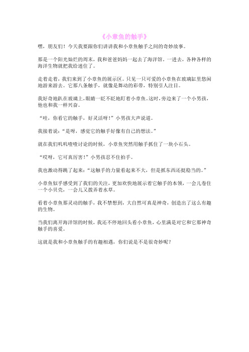 《小章鱼的触手》