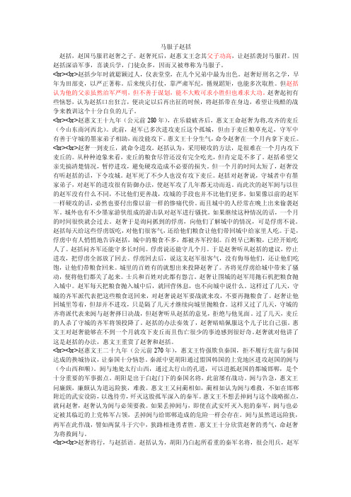 马服子赵括——精选推荐