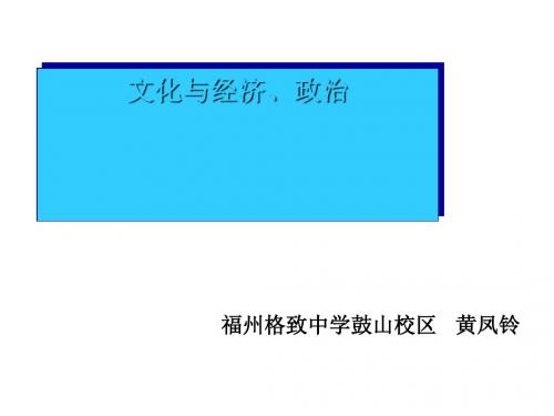 【政治课件】文化与经济、政治PPT16