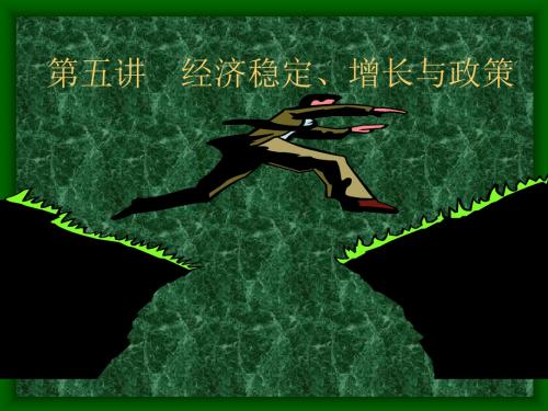 第五讲经济稳定增长与政策53页PPT