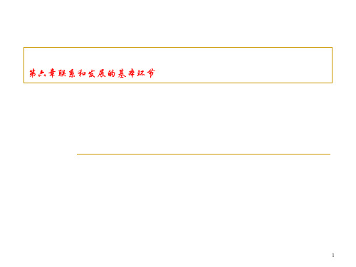 第六章联系和发展的基本环节