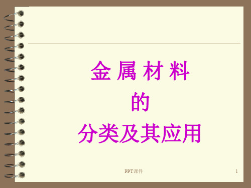 金属材料的分类及应用  ppt课件