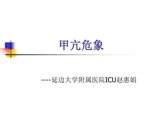 甲亢危象