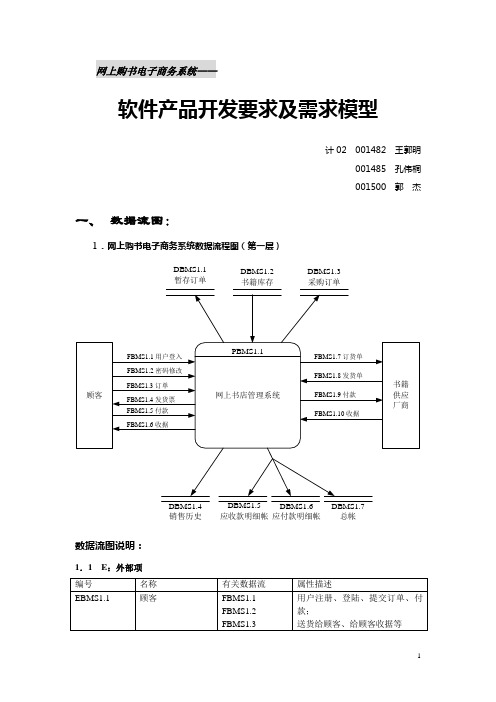 软件工程案例学习-网上购书系统