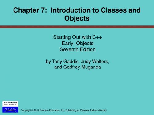 Chapter07-Starting out with C++ early objects