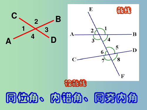 七年级数学下册 三线八角 新人教版