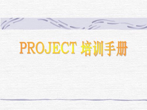 project使用帮助手册