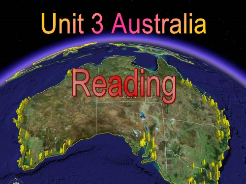 高中英语选修9:Unit 3 Australia Language Points Reading