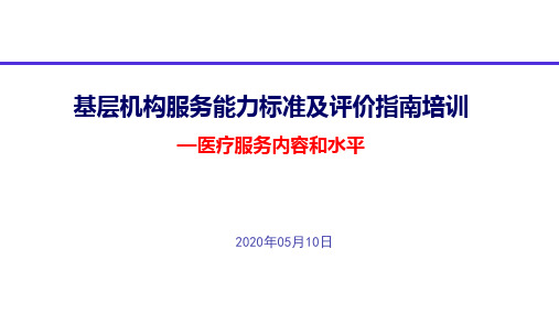 优质服务基层行课件第二项—医疗服务内容和水平(2.2.1.6-2.2.1.10)、2.2.2、2.