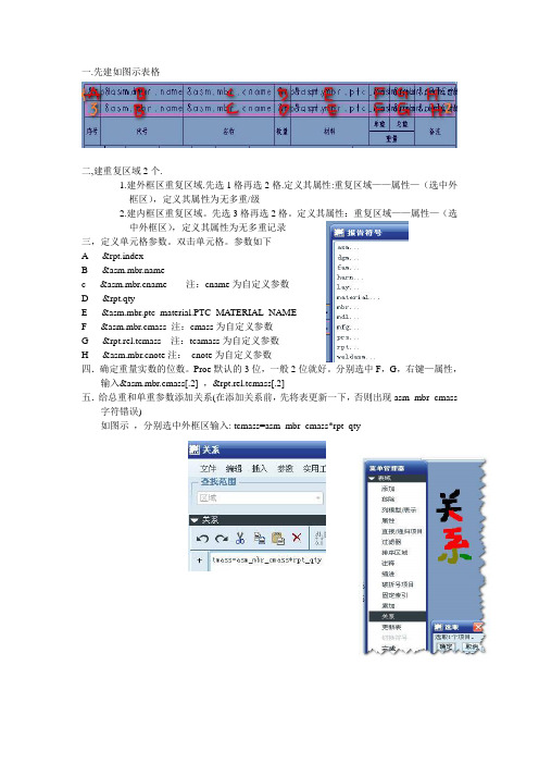 proe我的bom