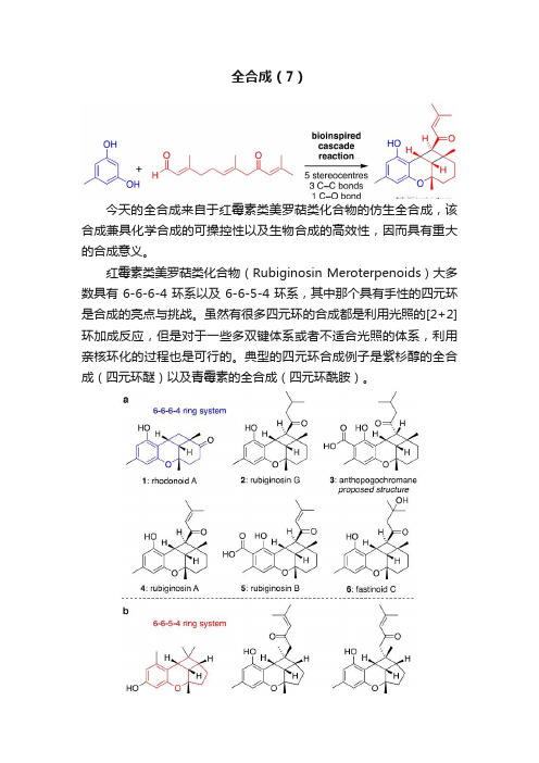 全合成（7）