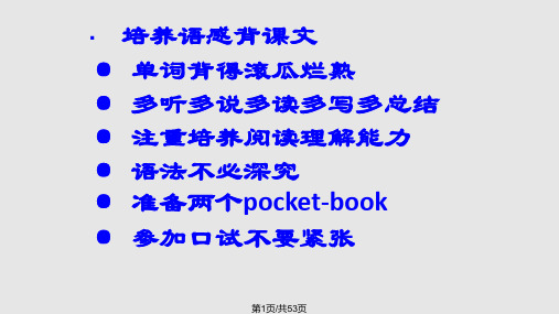 英语学习方法PPT课件