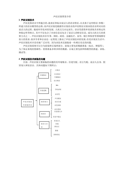 声纹识别介绍