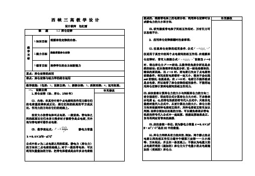 1.2库仑定律