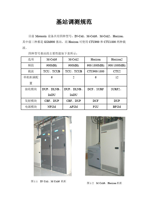 基站调测规范