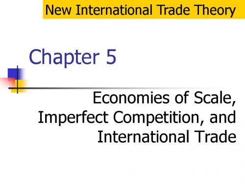 国际经济学(英文)课件CHAPTER5