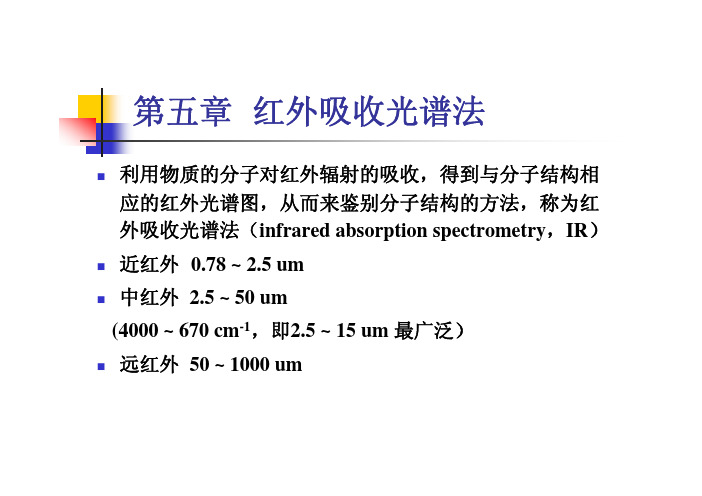 典型有机化合物的红外谱图