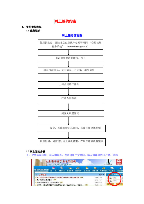 万科网上签约指南