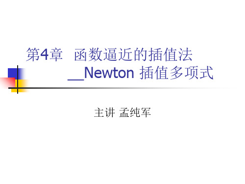 Newton 插值