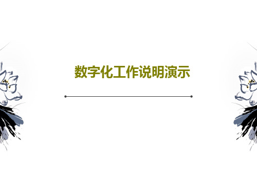 数字化工作说明演示共29页文档