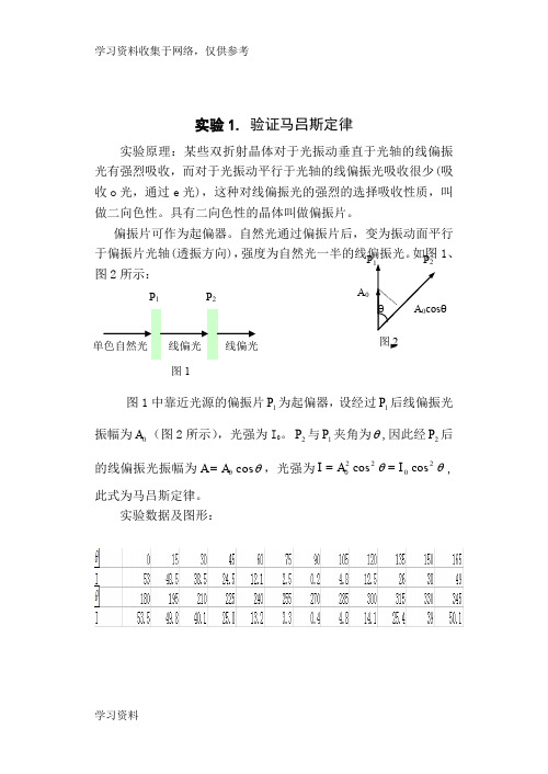 偏振光实验报告