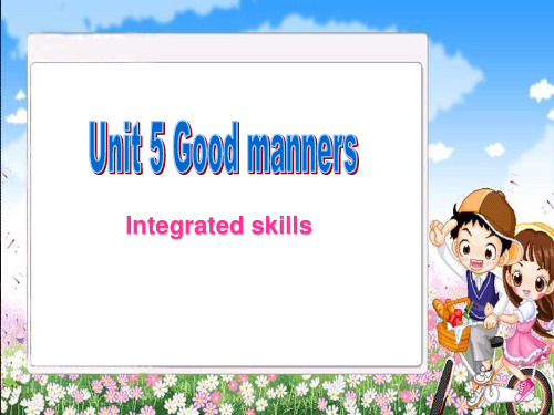 牛津译林版八年级英语下册Unit 5 Intergrated skills精品课件