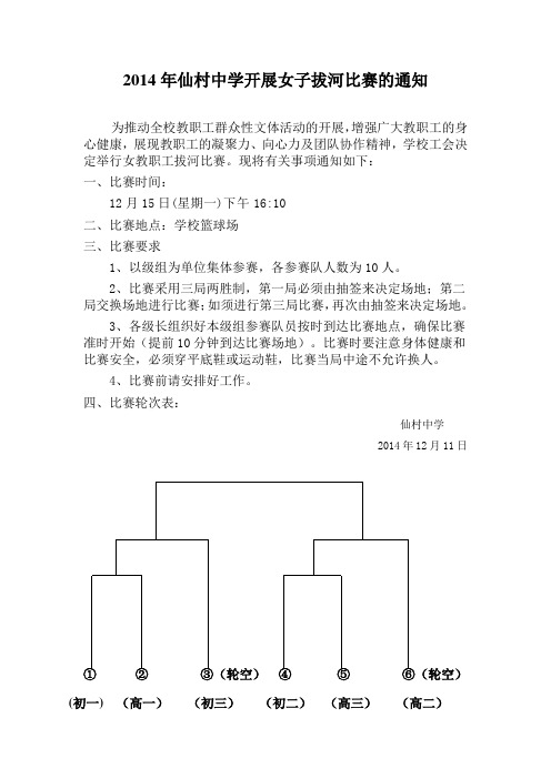 通知及轮次表