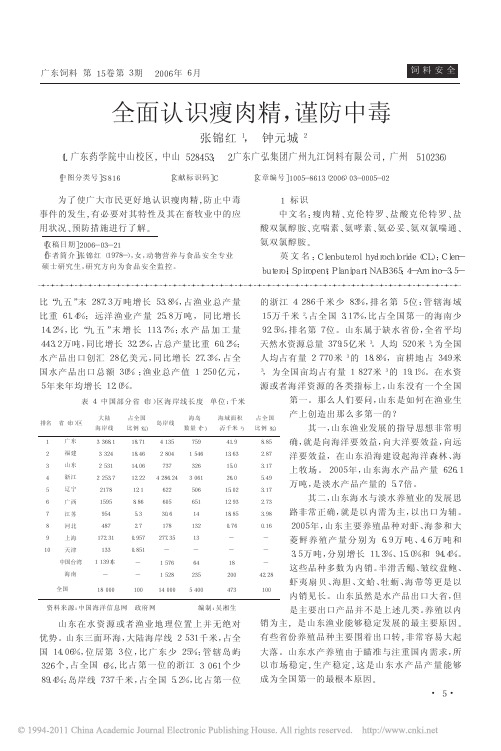 全面认识瘦肉精_谨防中毒