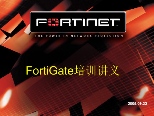 FortiGate最常见配置