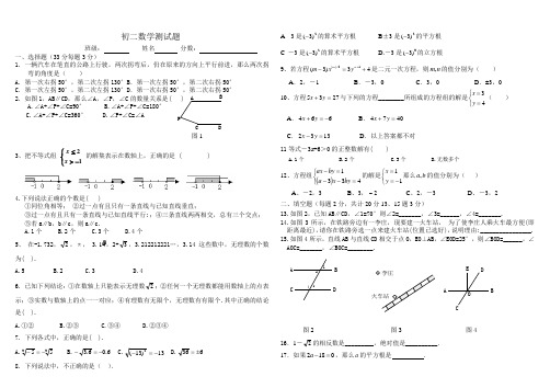 初二数学试题