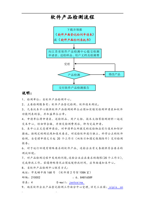 软件产品检测流程_软件产品登记检测流程图