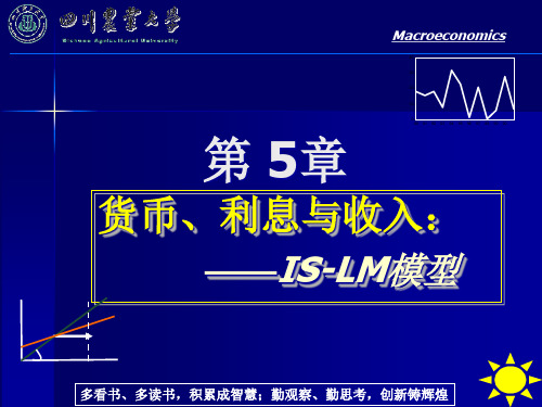 宏观经济学课件第五章IS-LM模型