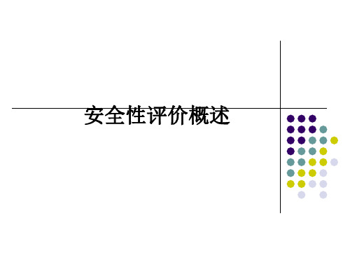 安全性评价概述ppt课件