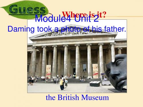 【外研版】-三起五年级上册Module3Unit-2-Daming-took-a-photo-of-his-father-.课件