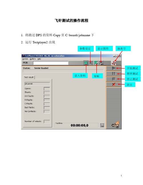 Testplayer飞针测试操作规范SOP