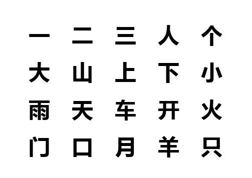 洪恩识字200个