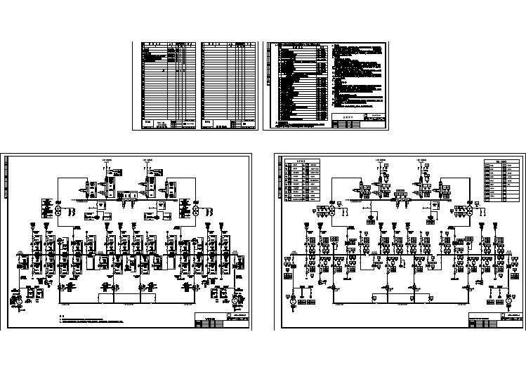 热电厂工程电气主接线CAD图