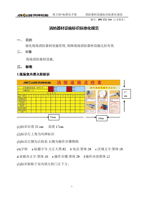 消防器材设施标识标准06