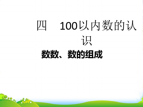 人教新课标一年级下册数学 课件《100以内数的认识》 (共29张PPT)