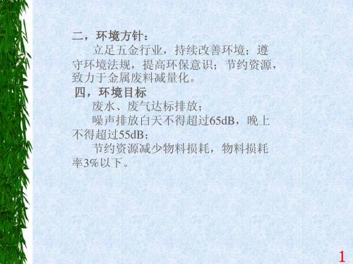 ISO14001培训教材04-标准条文讲解