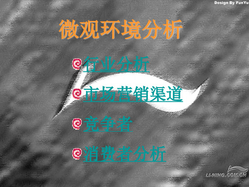 李宁营销环境分析