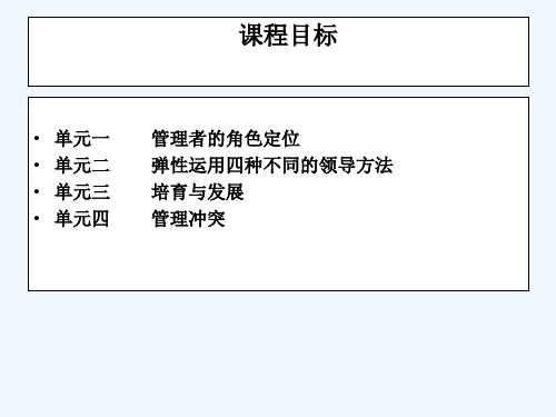 提升领导力执行力经典实用课件卓越领导力艺术(系统诠