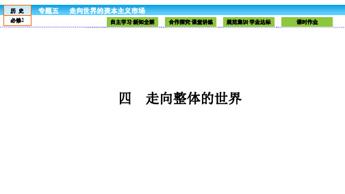 历史必修Ⅱ人民版5-4走向整体的世界课件课件(45张)