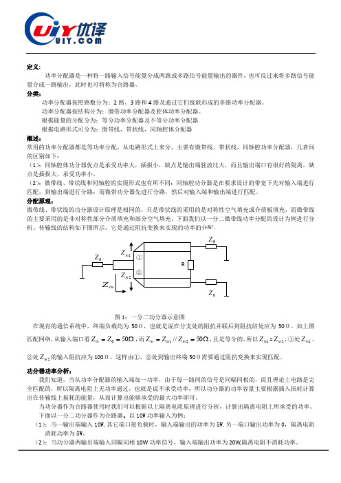 功率分配器