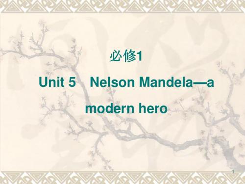 Book1_Unit5_Nelson_Mandela第一节